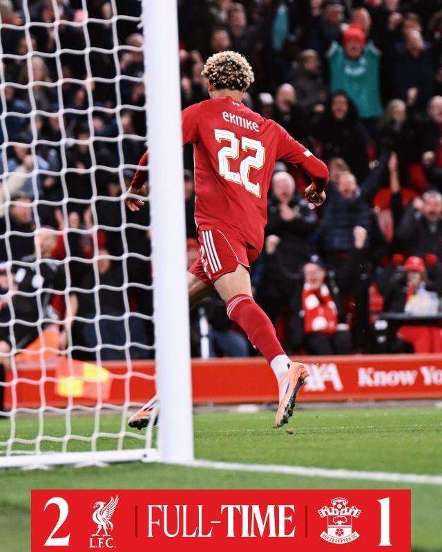 21點:【聯賽盃】伊薩尅首球,埃基蒂尅絕殺,紅軍2比1聖徒